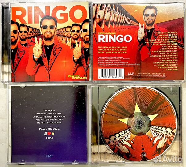 Музыкальные CD диски Ringo Starr - Rewind Forward