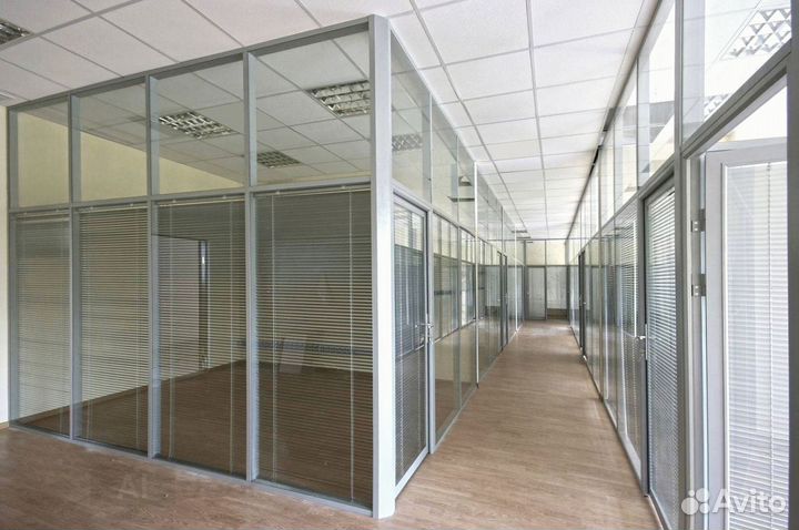 Офисные перегородки из алюминиевого профиля