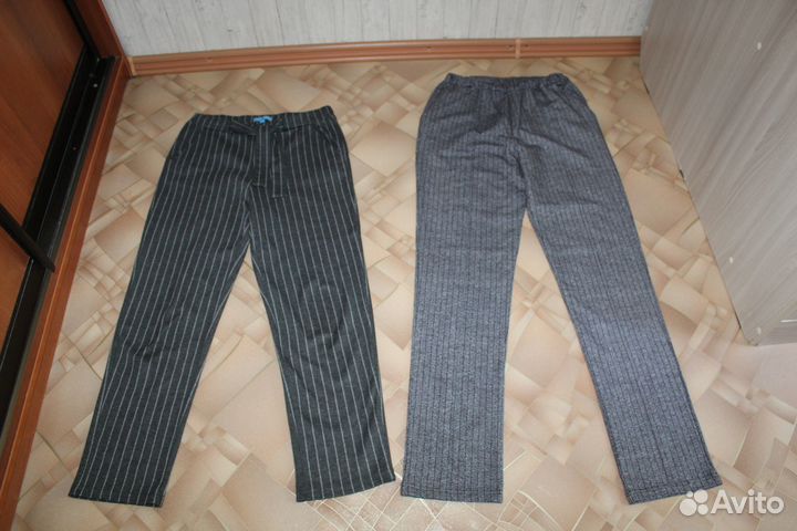 Школьные брюки черные, серые на девочку 5-8 класс