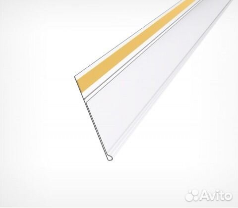 Полочный самоклеющийся ценникодержатель(прозрачны)