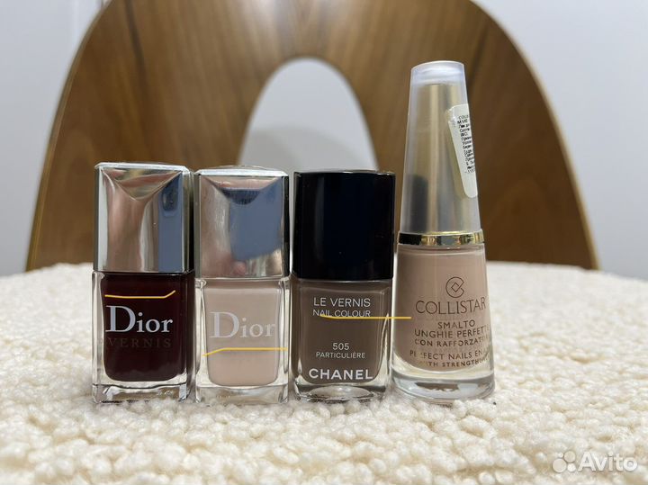 Лаки для ногтей Dior, chanel