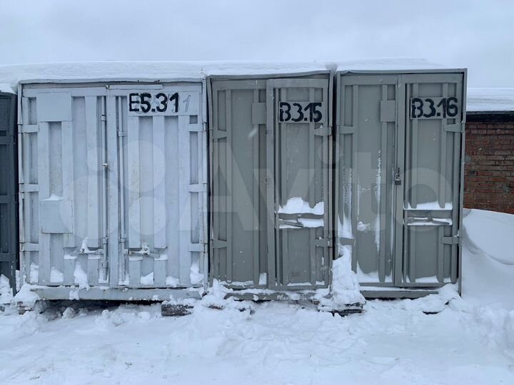 Безопасная складская ячейка с доступом 24/7, 15 м²