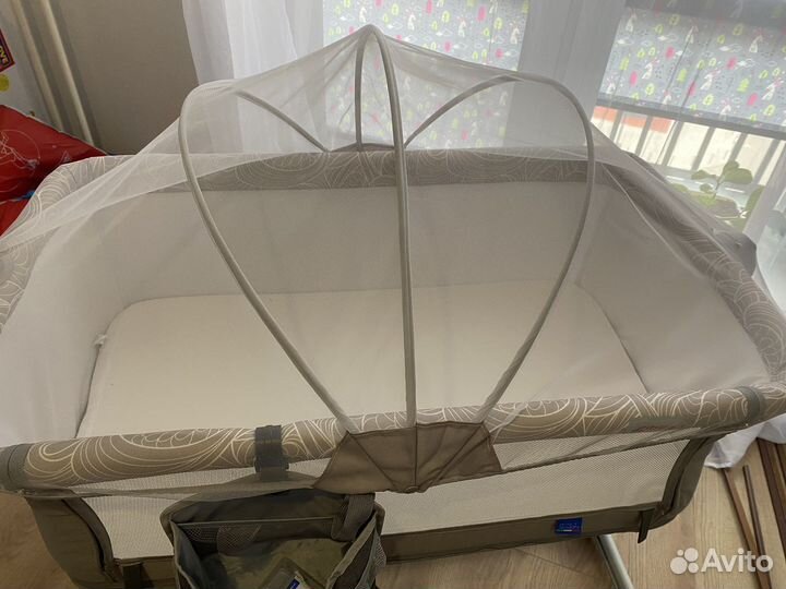 Колыбель манеж Zibos приставная люлька