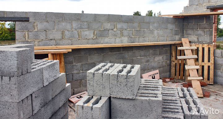 Керамзитобетонные блоки 390*190*188 М-50