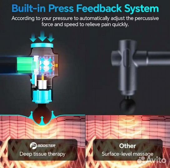 Перкуссионный массажер Booster M2 24 V