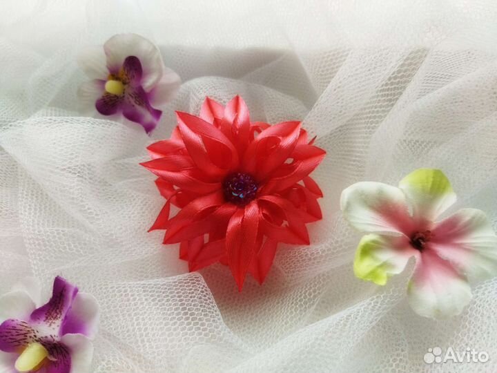 Бантики для волос на резинке