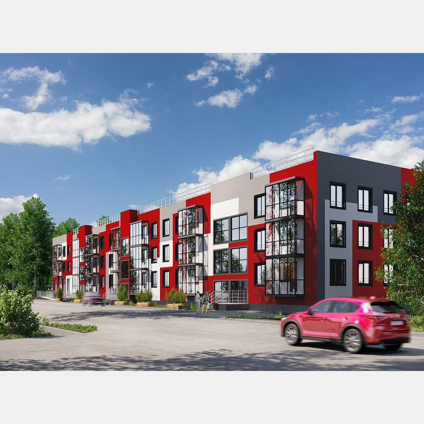 3-к. квартира, 79,7 м², 2/3 эт.