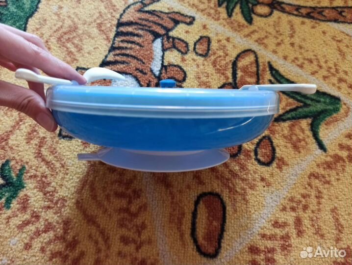 Термотарелка на присоске детская