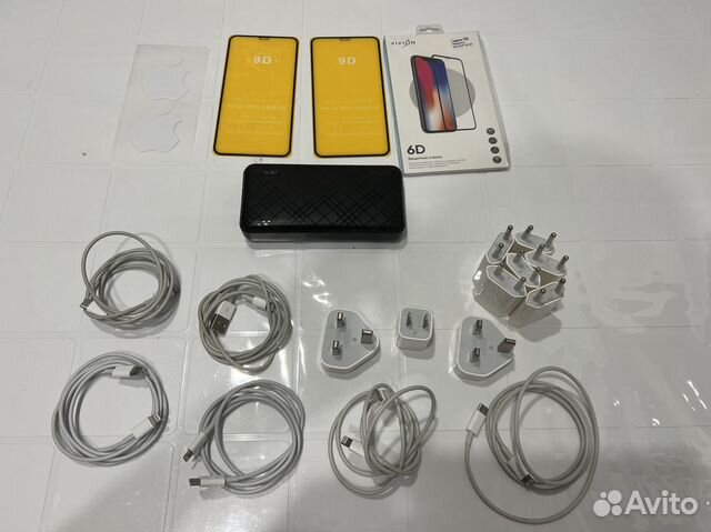 Оригинал стекла блочки и кабели для iPhone