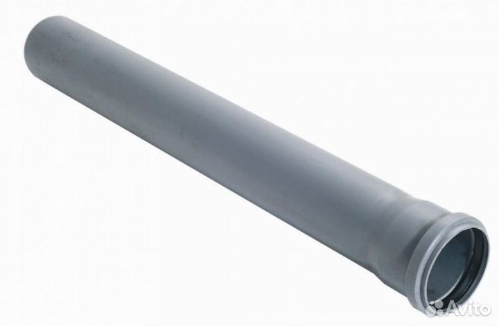 Труба канализационная серая
