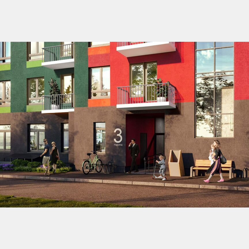 3-к. квартира, 81,8 м², 4/5 эт.