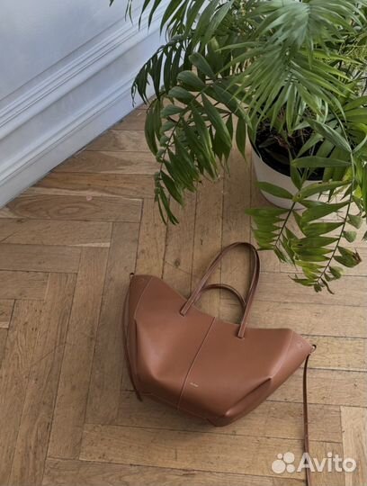 Сумка polene cyme M оригинал camel