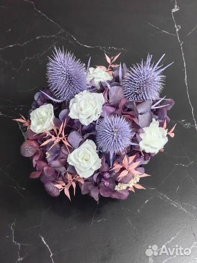 Композиция из стабилизированных цветов