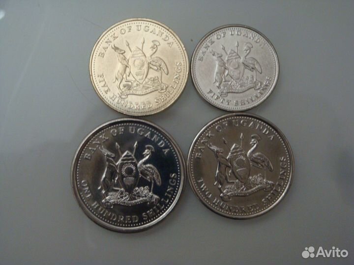 Монеты США, Уганда, Канада