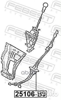 Трос коробки передач 25106B9 Febest