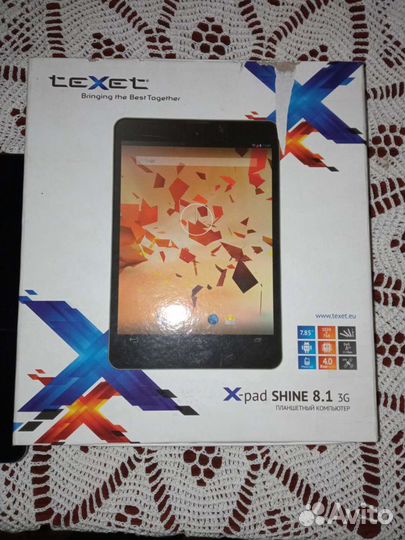 Планшет Texet X-pad shine