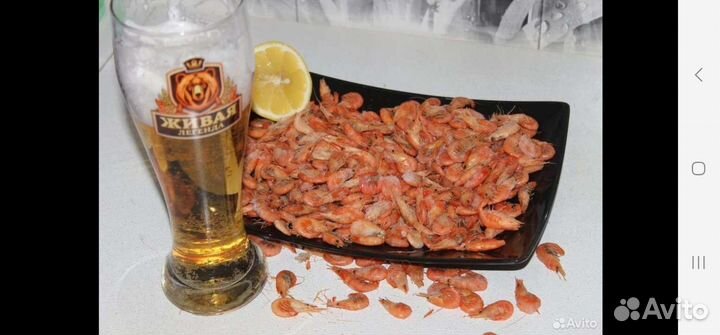 Креветки Азовские сухой заморозки,мелкие 3см