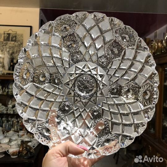 Салатник хрустальный