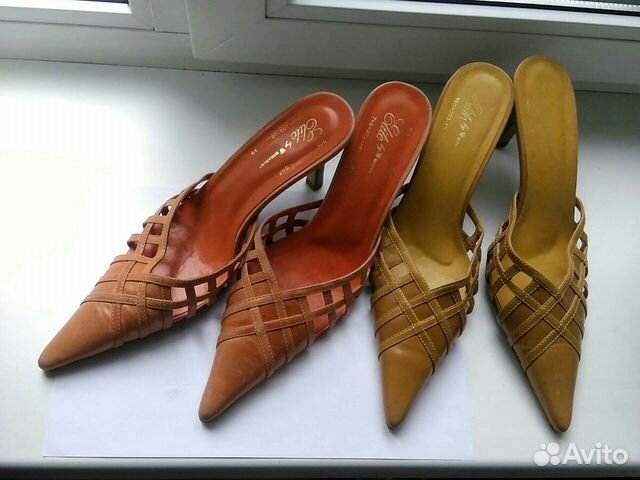 Босоножки Шлепки 38-39 лёгкие кожа