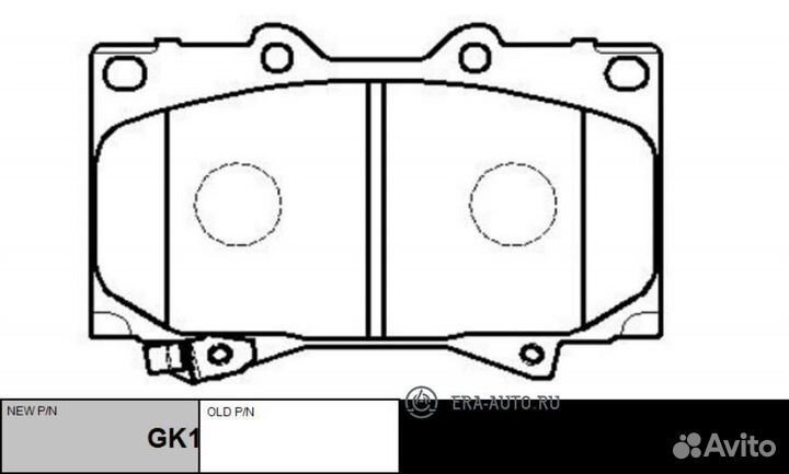 CTR GK1043 / CKT-29 Колодки тормозные дисковые пер