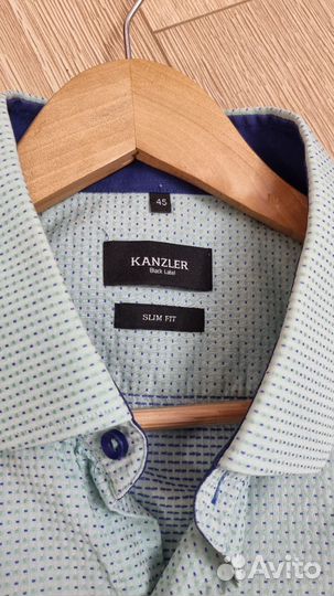 Рубашка муж kanzler slim fit xl45 раз-р по вороту