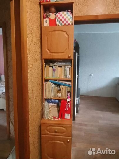 Компьютерный стол и книжные шкафы