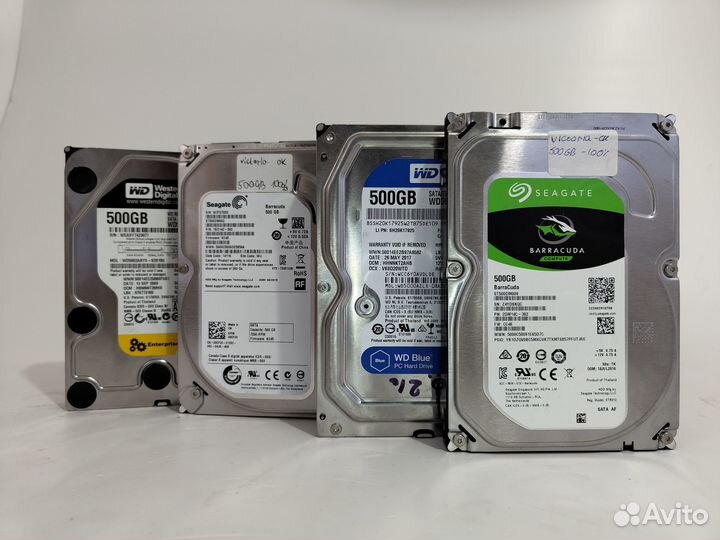 Жесткие диски 1TB/500GB 3.5