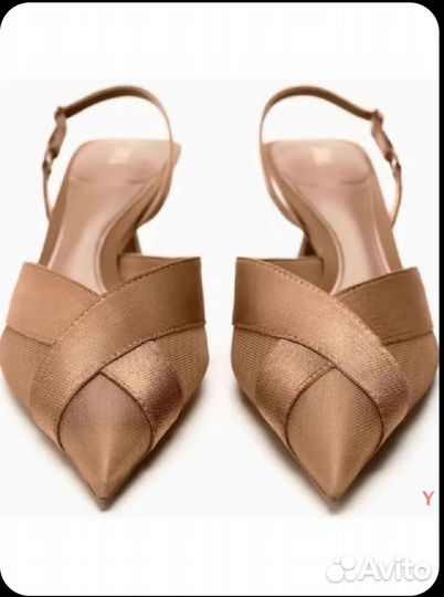 Туфли лодочки Zara 37-38 размер