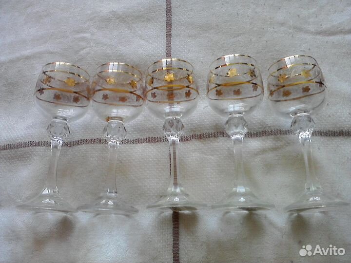 Фужеры и рюмки Богемия