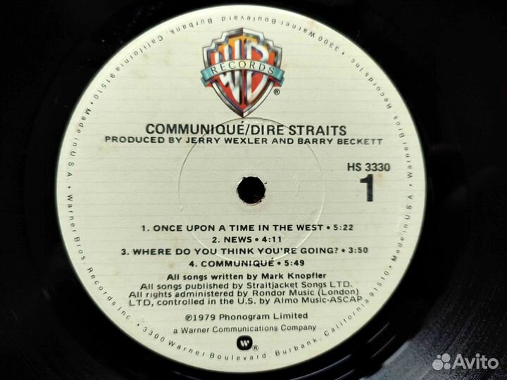 Dire Straits – Communique – оригинал US 1979 v2