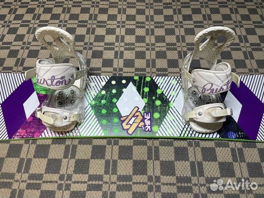 Женский сноуборд комплект Volkl - 144 + Burton - S