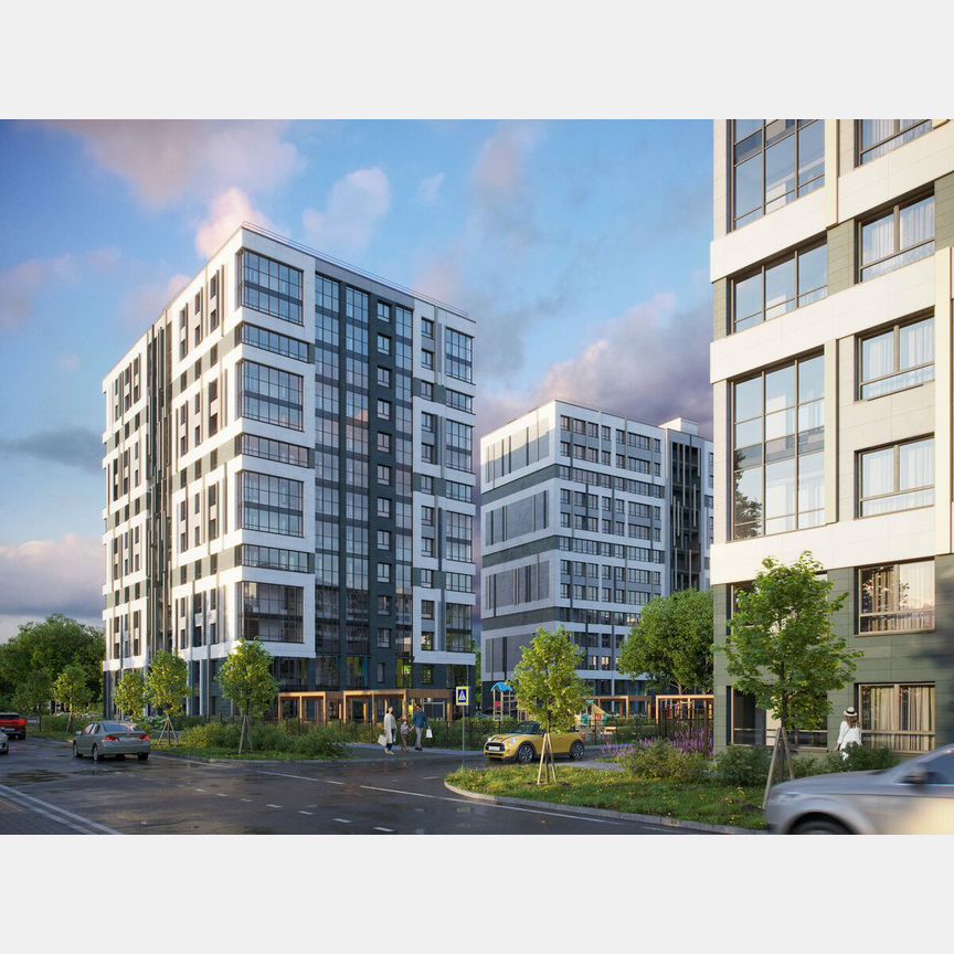 2-к. квартира, 56,6 м², 3/13 эт.