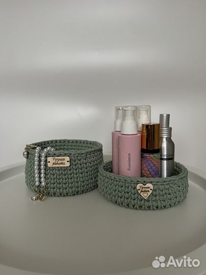 Корзины вязанные