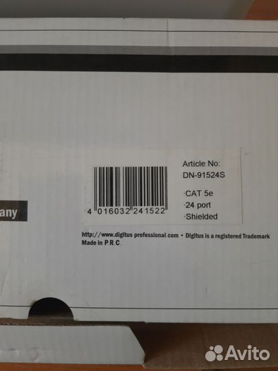 Патч панель digitus 19