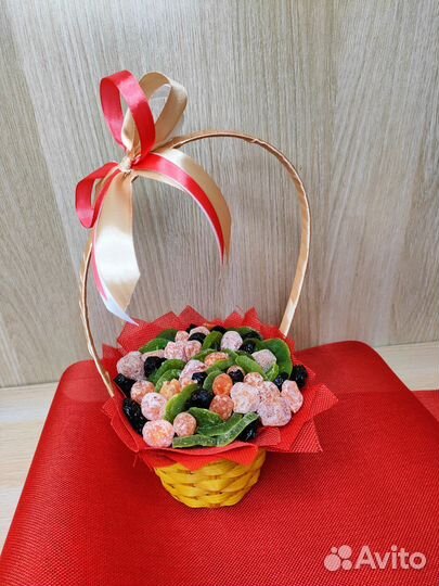 Букет из сухофруктов. Подарок женский