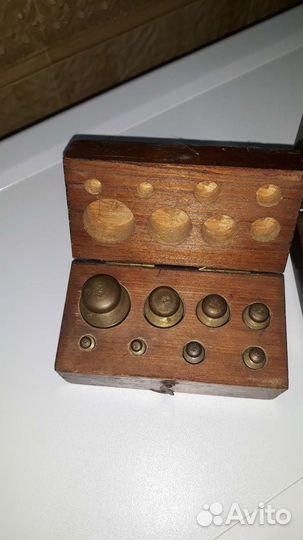Антикварный набор гирек Начало 20 века