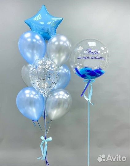 Воздушные шары на выписку