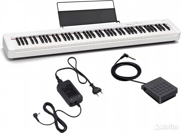 Цифровое пианино casio CDP S110WE белое