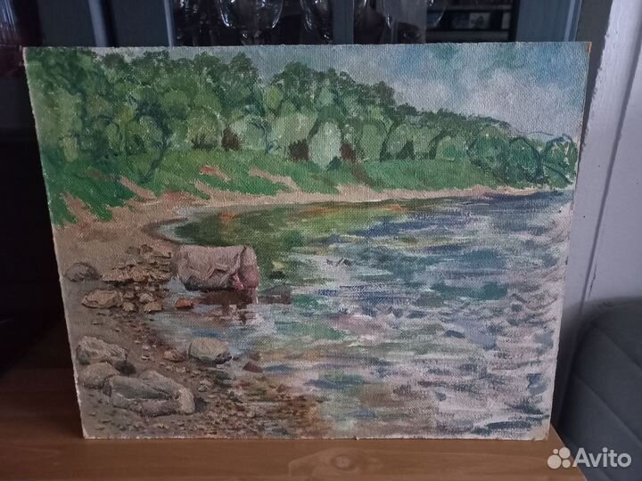 Неоконченная картина. Пейзаж