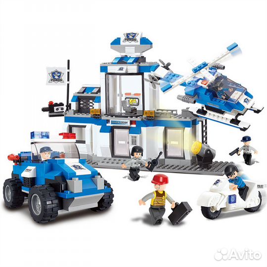 Конструктор sluban Полиция участок 492 дет
