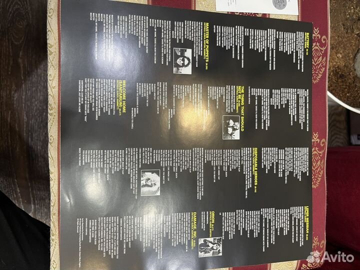 Виниловые пластинки metallica