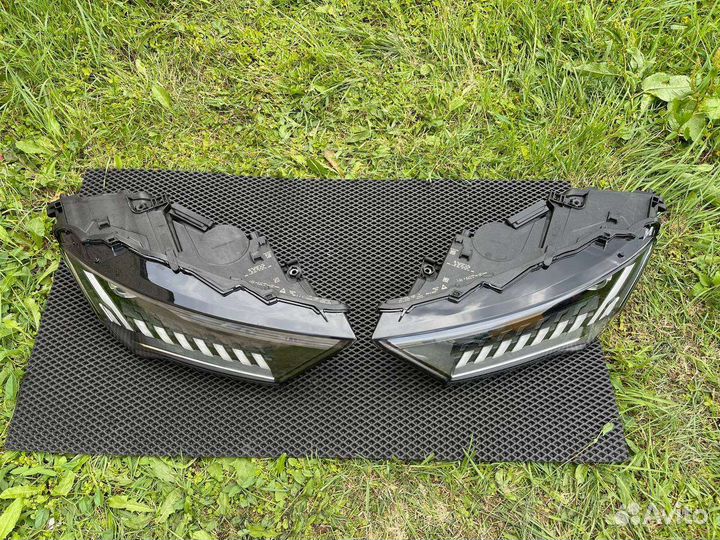 Audi Q7 4m рестайлинг фары матричные matrix