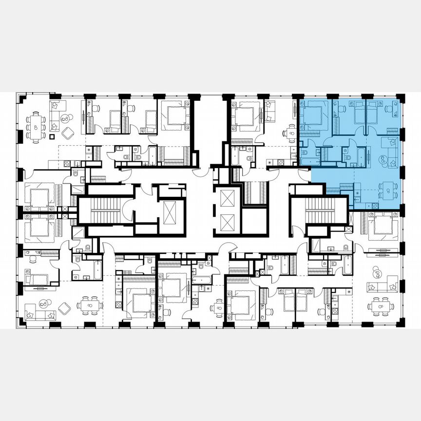 4-к. квартира, 78,9 м², 40/48 эт.