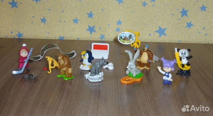 Маша И медведь. полная серия 2019 г. киндер 8 шт