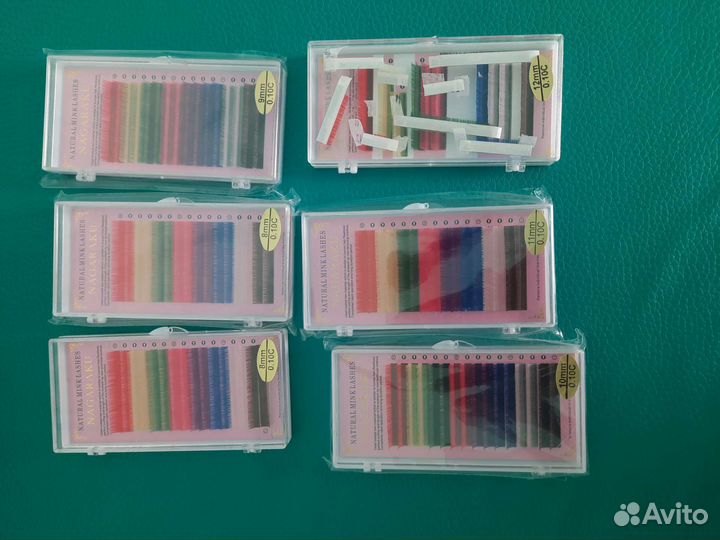 Ресницы для наращивания изгибы С Д Л лс Л+