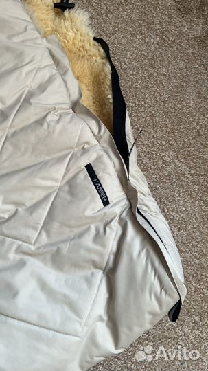 Меховой конверт в коляску овчина