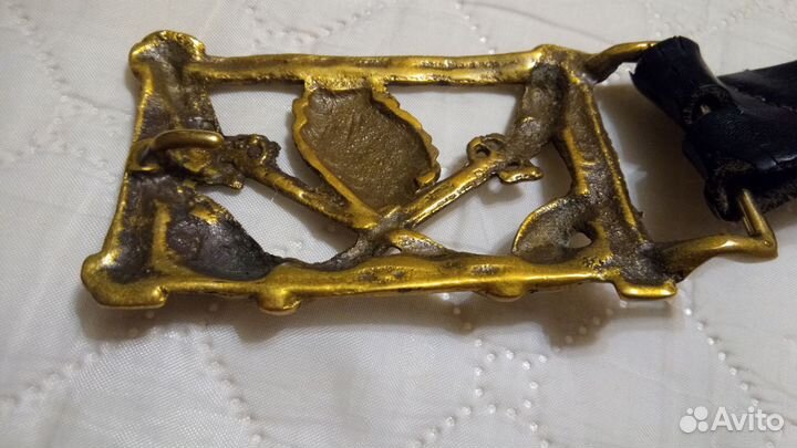 Бляжка Пряжка Пряха Охотничия Старинная СССР