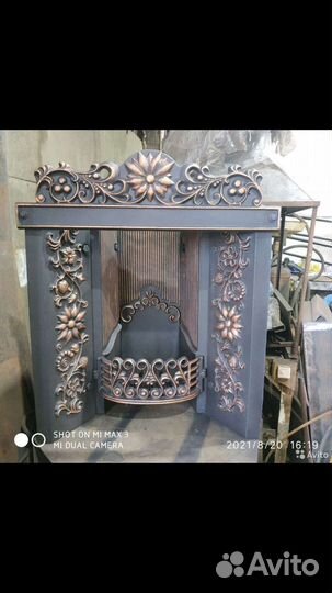 Камин, каминная топка составная