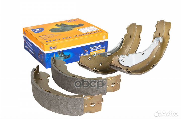 Колодки тормозные KT091530 Kraft