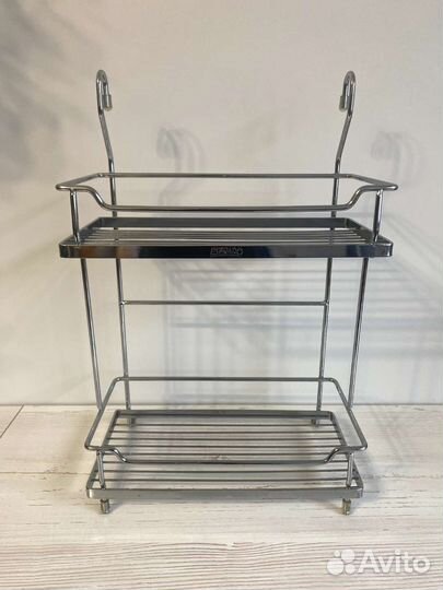 Металлическая полка на рейлинг